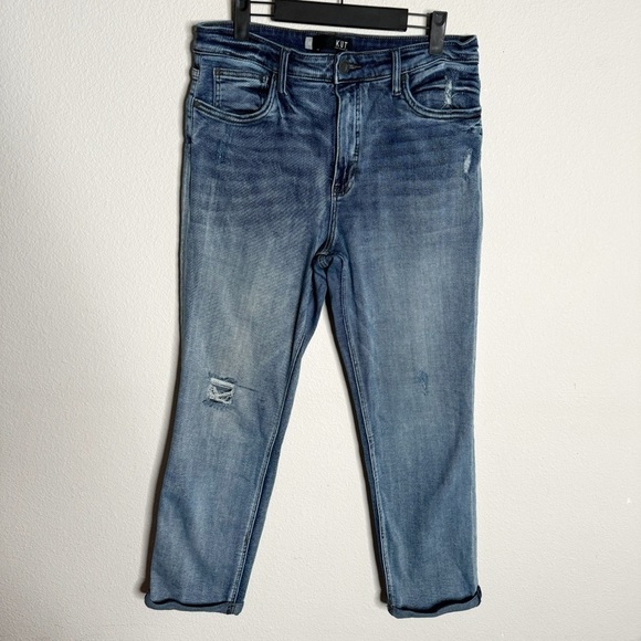 Kut From The Kloth distressed baggy mom jean style jeans size 12 - Picture 1 of 5